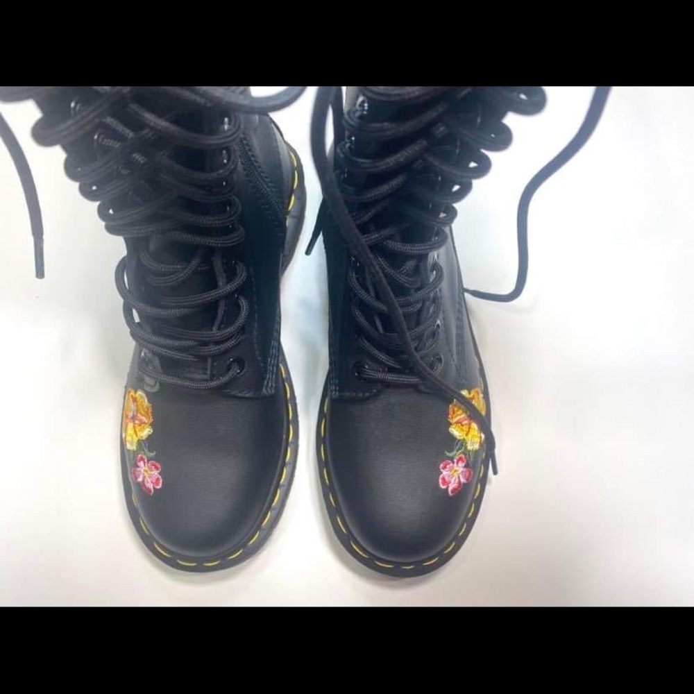 Dr.Martens 1914 Vonda II Leather Combat Boots - Picture 4 of 13